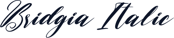 Bridgia Italic