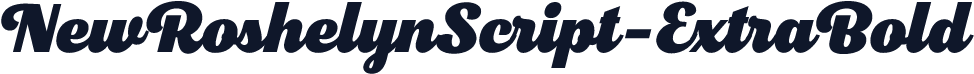 NewRoshelynScript-ExtraBold