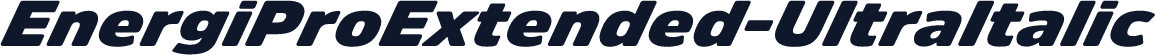 EnergiProExtended-UltraItalic