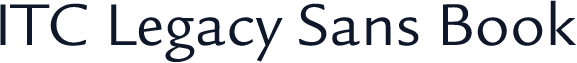 ITC Legacy Sans Book