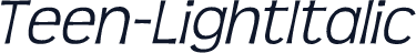 Teen-LightItalic