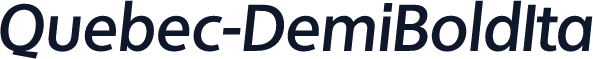 Quebec-DemiBoldIta