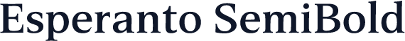 Esperanto SemiBold