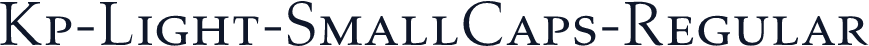 Kp-Light-SmallCaps-Regular