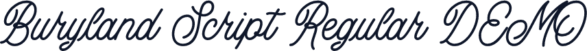Buryland Script Regular DEMO