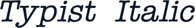 Typist Italic