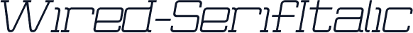 Wired-SerifItalic