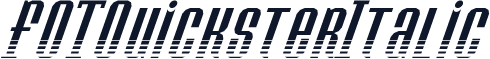 FOTQuicksterItalic