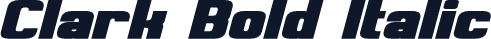 Clark Bold Italic