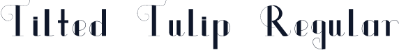 Tilted Tulip Regular