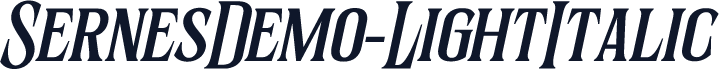 SernesDemo-LightItalic