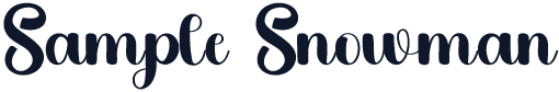 Sample Snowman