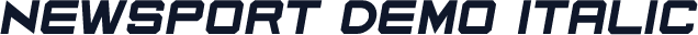 Newsport Demo Italic
