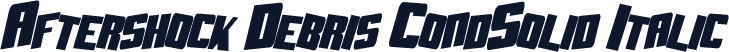 Aftershock Debris CondSolid Italic