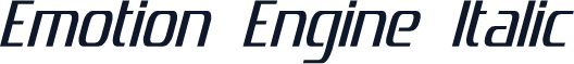 Emotion Engine Italic