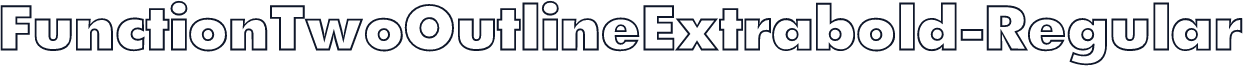 FunctionTwoOutlineExtrabold-Regular