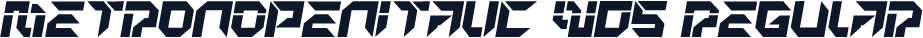 MetronOpenItalic W05 Regular