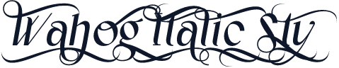 Wahog Italic Sty
