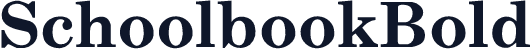 SchoolbookBold