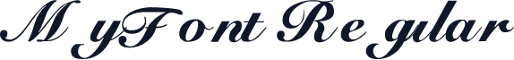 My Font Regular
