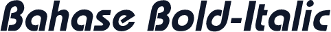 Bahase Bold-Italic