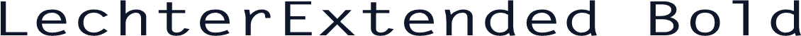 LechterExtended Bold