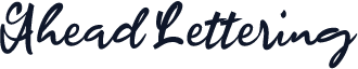 Ahead Lettering