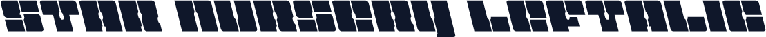 Star Nursery Leftalic