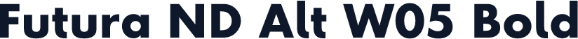 Futura ND Alt W05 Bold