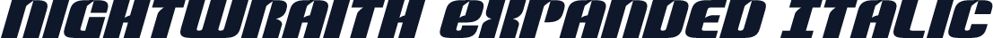 Nightwraith Expanded Italic
