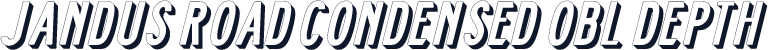 Jandus Road Condensed Obl Depth