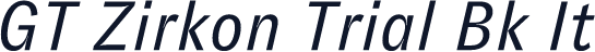 GT Zirkon Trial Bk It