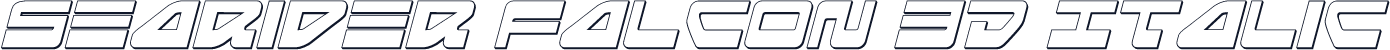 Searider Falcon 3D Italic