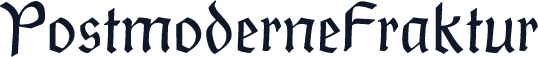 PostmoderneFraktur