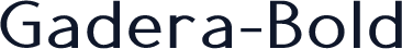 Gadera-Bold