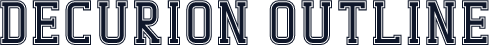 Decurion Outline
