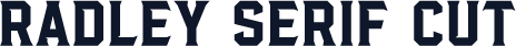 Radley Serif Cut