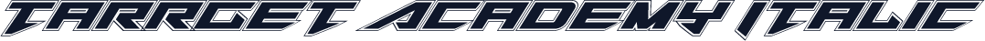Tarrget Academy Italic