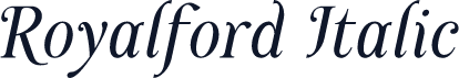 Royalford Italic
