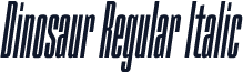 Dinosaur Regular Italic