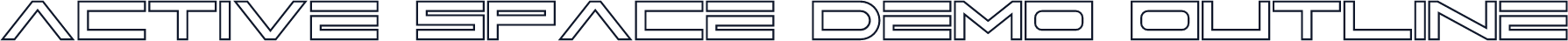 Active Space Demo Outline