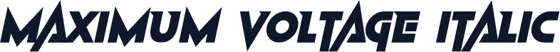 Maximum Voltage Italic