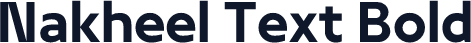 Nakheel Text Bold