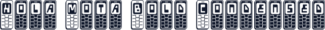 Hola Mota Bold Condensed