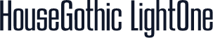 HouseGothic LightOne