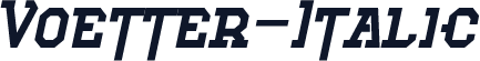 Voetter-Italic