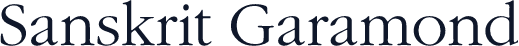 Sanskrit Garamond