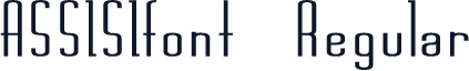 ASSISIfont Regular