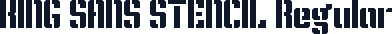 KING SANS STENCIL Regular