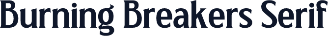 Burning Breakers Serif